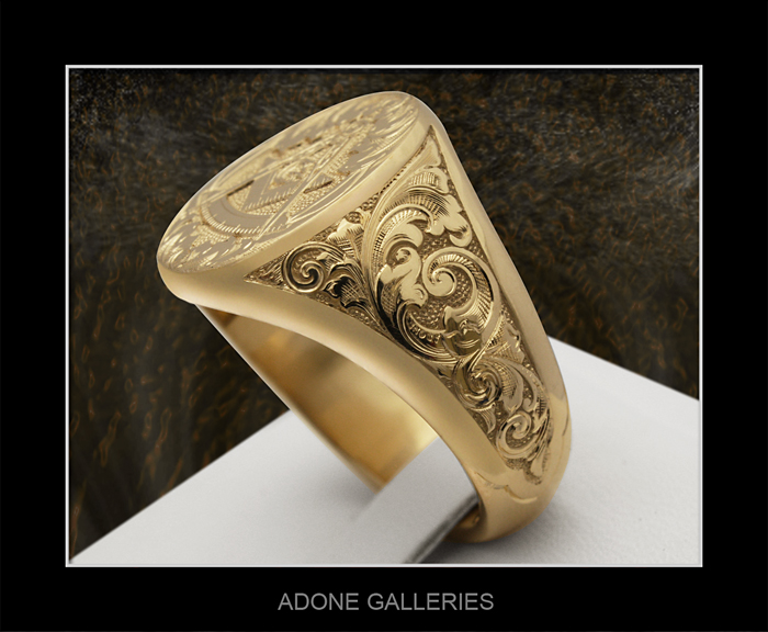 hand engraved rings