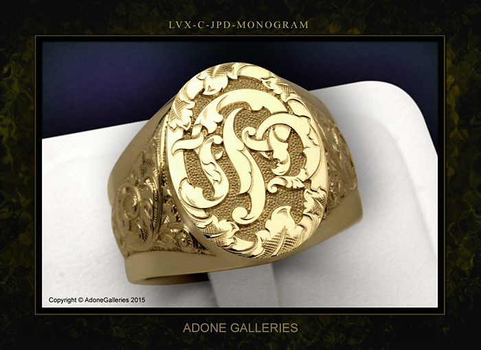 monogram ring