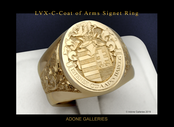 heirloom coat of arms rings