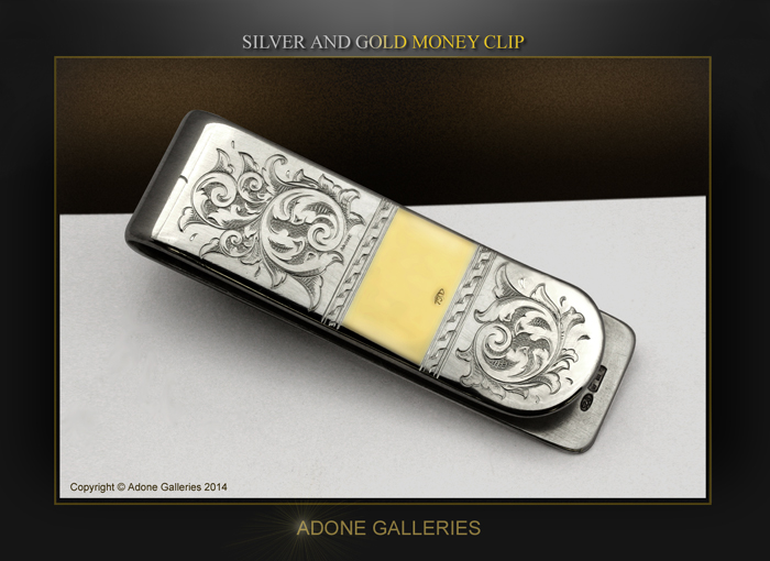 Classic gold money clip