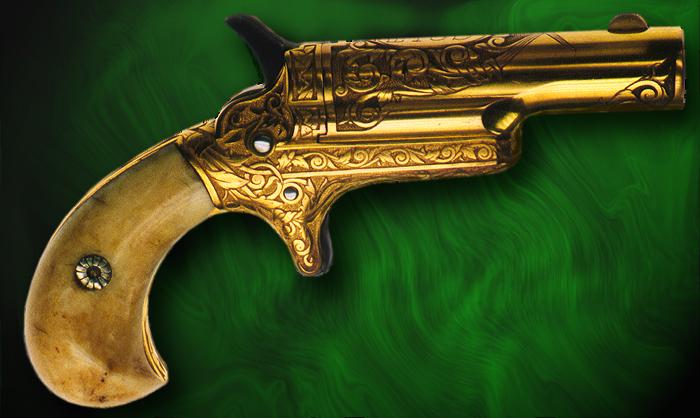 Gold Plated Derringer Pistol