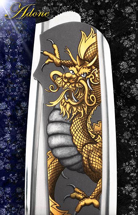 Oriental Dragon Knife