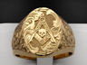 luxury Mason skull ring