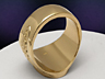 luxury monogram gold ring