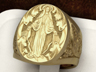 Madonna signet ring